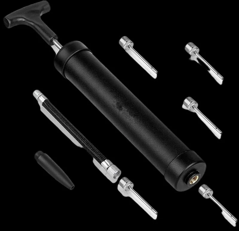 Hand and foot pumps for inflatable fenders